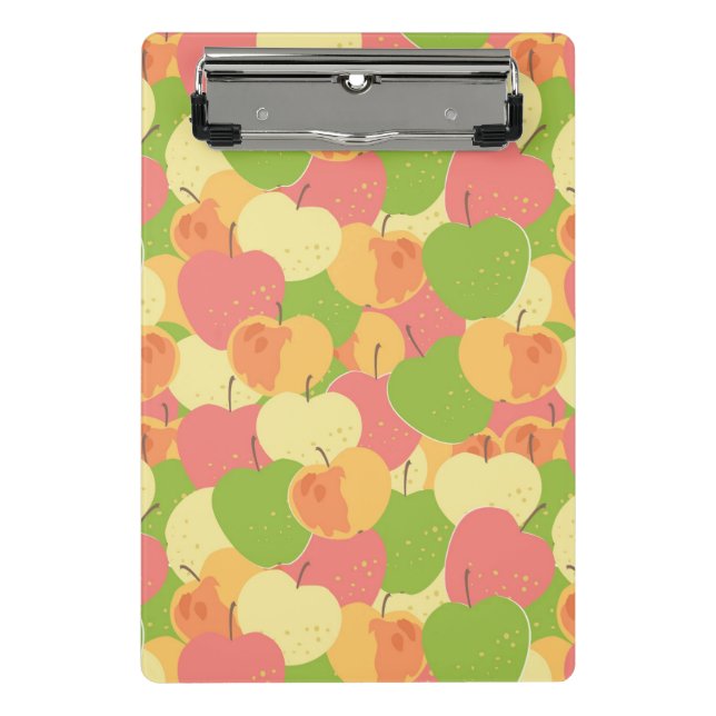 Verzierung mit Äpfeln Mini Klemmbrett (Vorderseite)