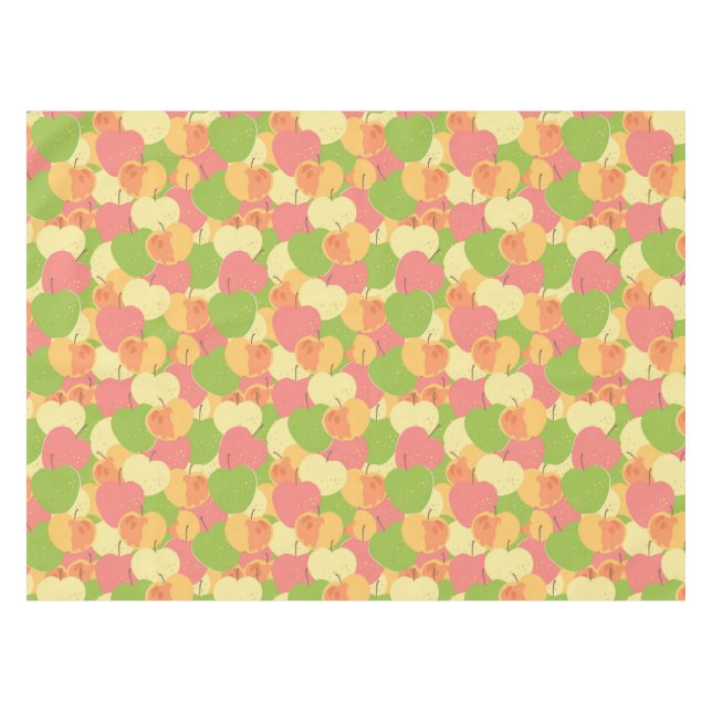 Verzierung mit Äpfeln Tischdecke (Vorderseite (Horizontal))