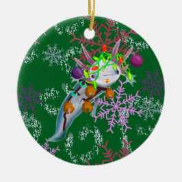 Verzierung mit Axolotl Keramik Ornament