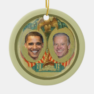 Verzierung Obama 2012 Keramikornament