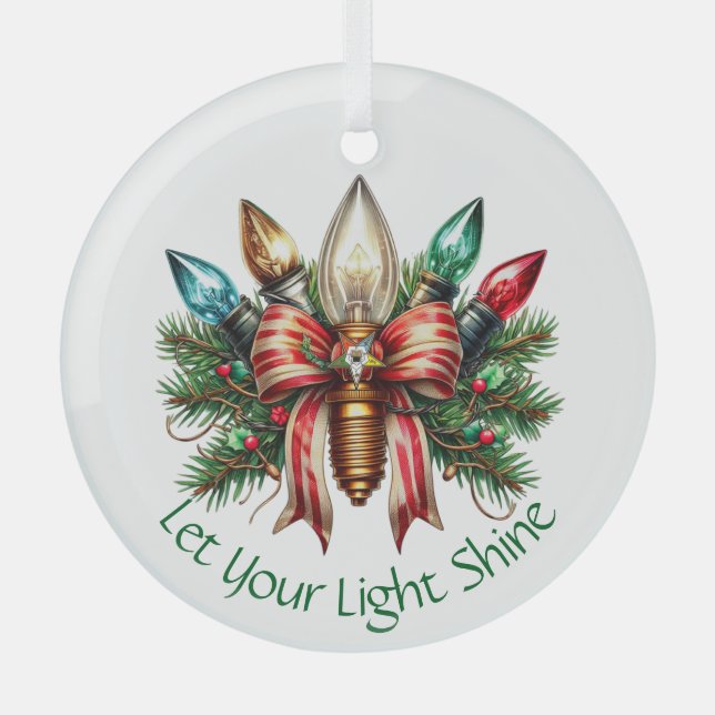 Verzierung Ornament Aus Glas (Vorderseite)