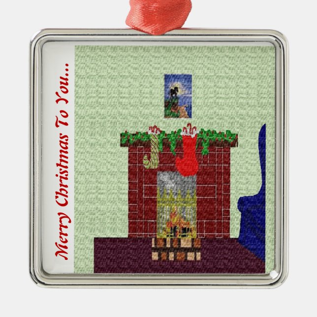 Verzierung Ornament Aus Metall (Vorne)