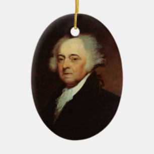 Verzierung Präsidenten-John Adams Keramikornament