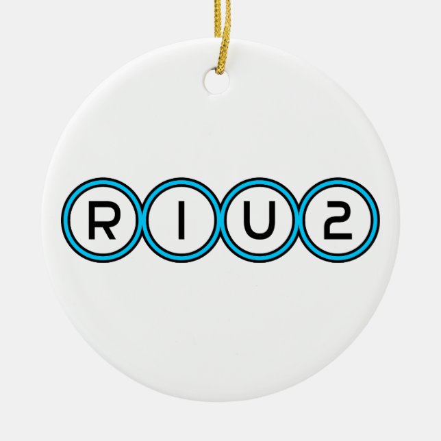 Verzierung RIU2 Keramik Ornament (Vorne)