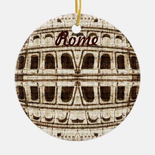 Verzierung Roms, Colosseum Keramik Ornament (Vorne)