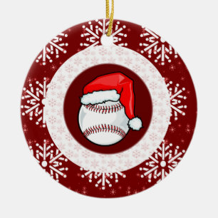 Verzierung - Sankt-Baseball Keramik Ornament