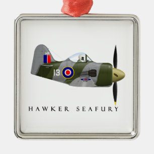 Verzierung Seafury Rennen-13 Silbernes Ornament