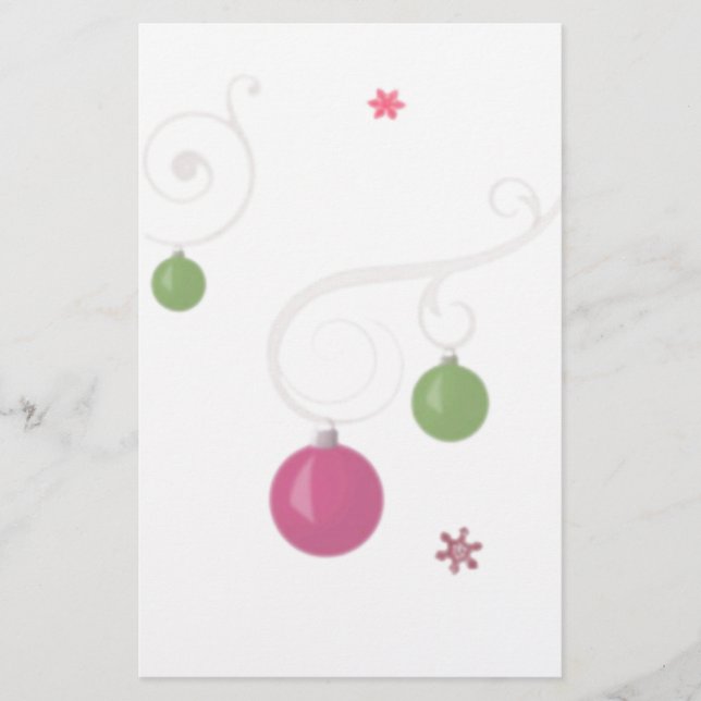 Verzierung stationär briefpapier (Vorderseite)