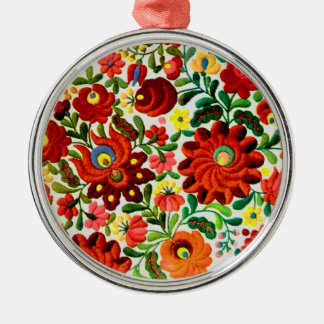 Verzierung, Ungar, Stickerei, kalocsai Silbernes Ornament