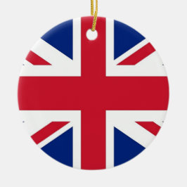 Verzierung unter der Flagge des Vereinigten Königr Keramik Ornament