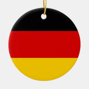 Verzierung unter der Flagge Deutschlands Keramik Ornament