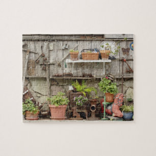 Verzierungen auf Holzzaun, Catalina Island, Puzzle
