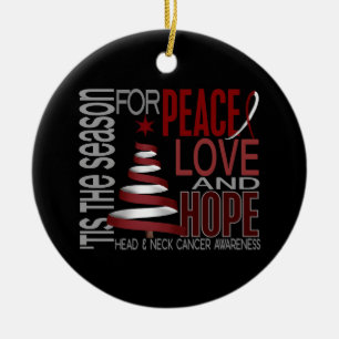Verzierungen des Kopf-Hals-Karzinom-Weihnachten1 Keramikornament
