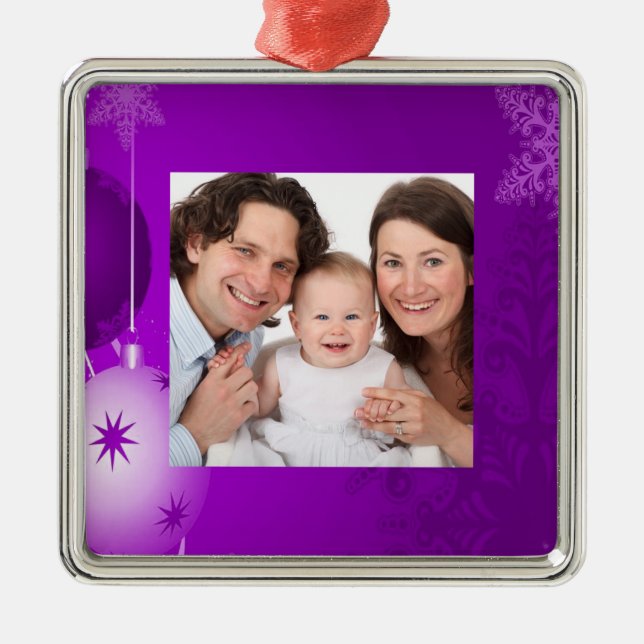 Verzierungen Silbernes Ornament (Vorne)