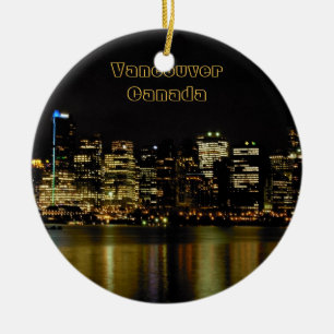 Verzierungs-kundenspezifische Vancouver-Geschenke Keramikornament