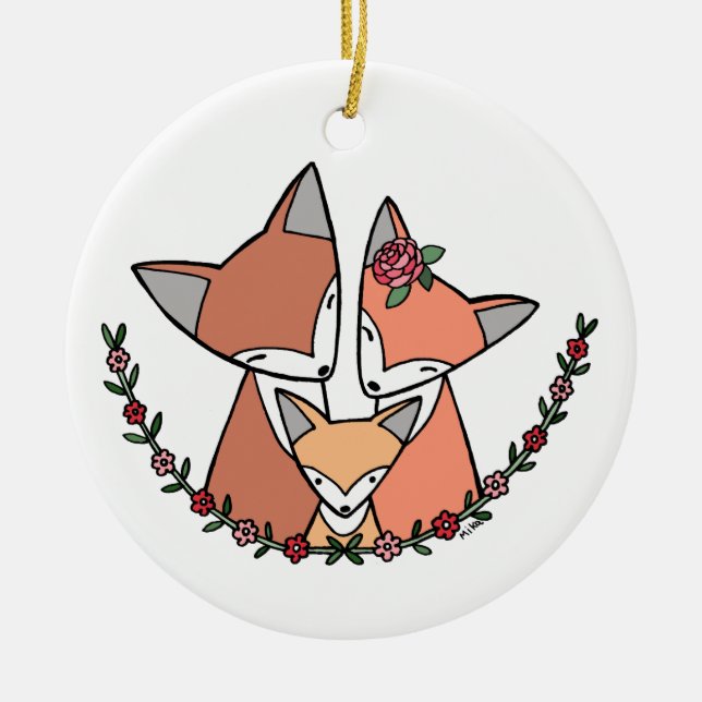 Verzierungs-kundenspezifisches Baby-Geschenk des Keramikornament (Vorne)