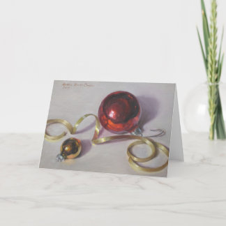 "Verzierungs-und Band-" Kunst-Karte Feiertagskarte