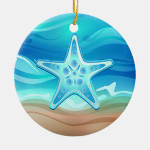 VerzierungStarfish Keramikornament