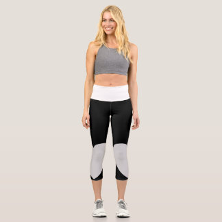 verzögert schwarzes capri leggings