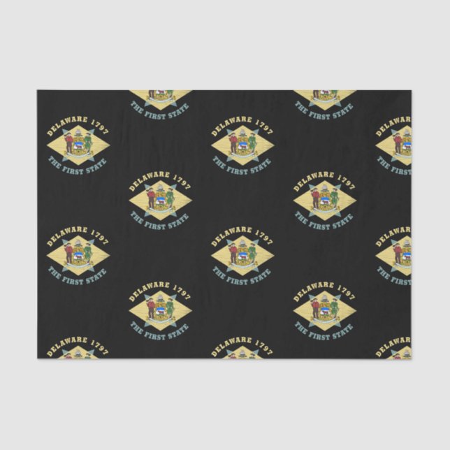 VERZÖGERUNG 1797 DER ERSTEN STAATLICHEN FLAGGE SEIDENPAPIER (Vorderseite)