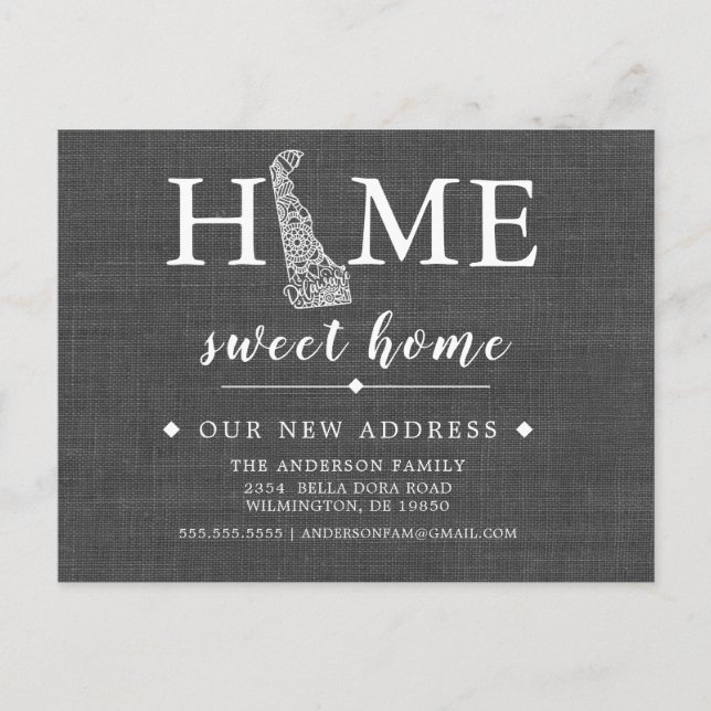 VERZÖGERUNG Staat-Umstiegskarte Ankündigungspostkarte (Vorderseite)