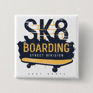 Verzweifelte SK8-Boarding-Street-Division Button