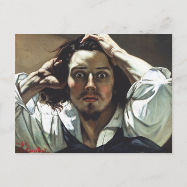 verzweifelter Mensch Postkarte (Vorderseite)