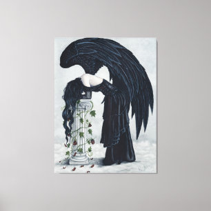 Verzweiflung Gothic Angel Sad Canvas Print Leinwanddruck