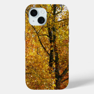 Verzweigungen gelber Blätter Heller Herbst farbenf Case-Mate iPhone Hülle