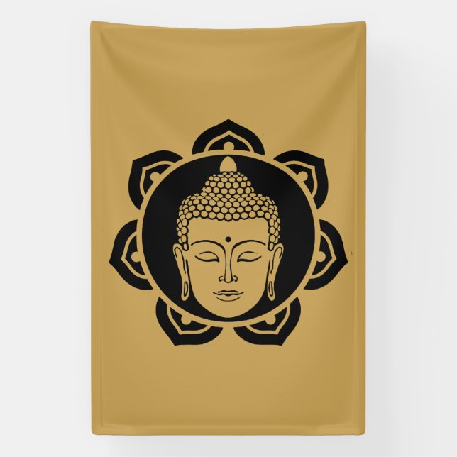 Vesak Buddha Buddha Purnima Buddha Day Banner (Vertikal)