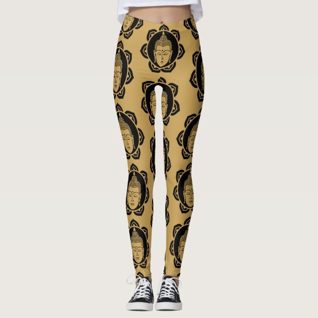 Vesak Buddha Buddha Purnima Buddha Day Leggings (Vorderseite)