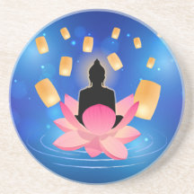 Vesak Day Buddha auf Lotus Lantern Vaisakha