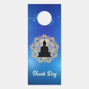 Vesak Day Buddha und Mandala Vaisakha Purnima Türanhänger