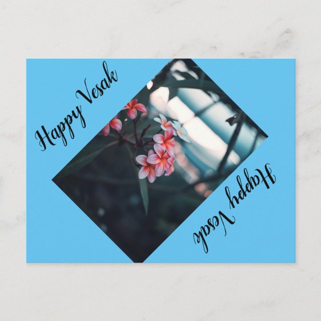 Vesakarte Postkarte (Vorderseite)
