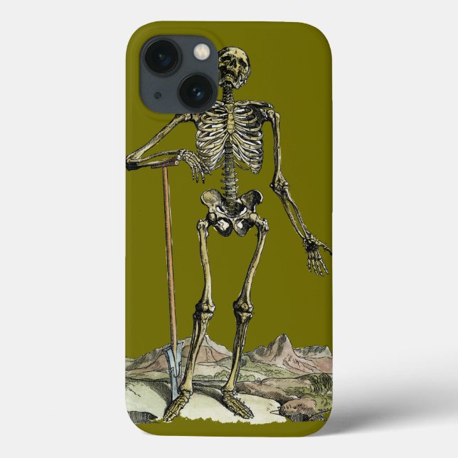 Vesalius: Skelettartiges System Case-Mate iPhone Hülle (Rückseite)