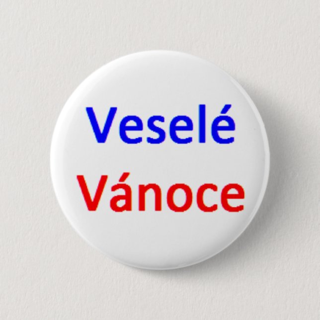 Vesele-Vanoce-Tasse Button (Vorderseite)