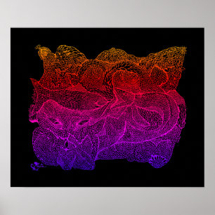 Vesica Piscis Fluss des Lebens Poster