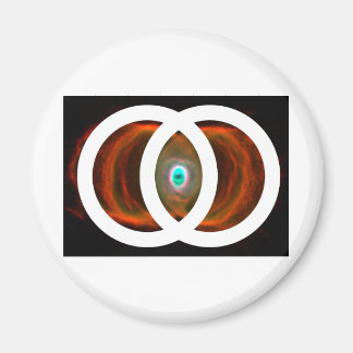 Vesica Piscis Hourglasnebel Magnet