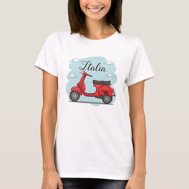 Vespa Italy T-Shirt (Vorderseite)