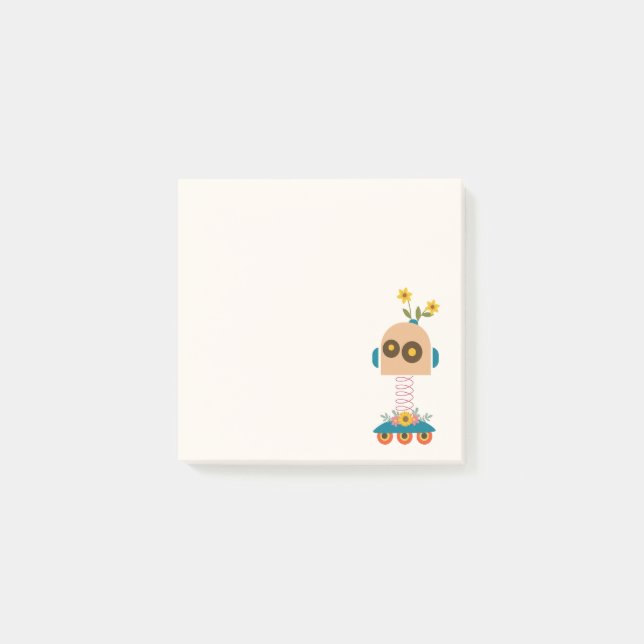 Vespa-Motorrad im italienischen Stil niedlich Post-it Klebezettel (Vorderseite)