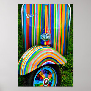 Vespa Piaggio Italienisches Motorrad Poster