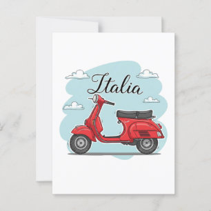 Vespa Postkarte