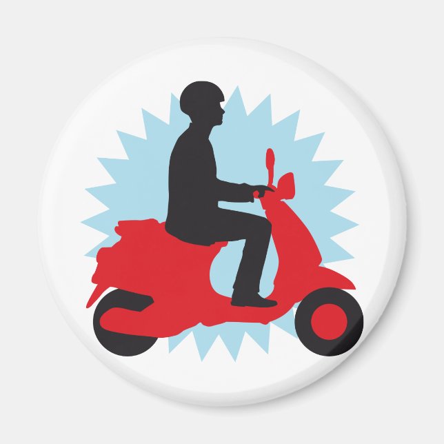 Vespa scooter magnet (Vorne)