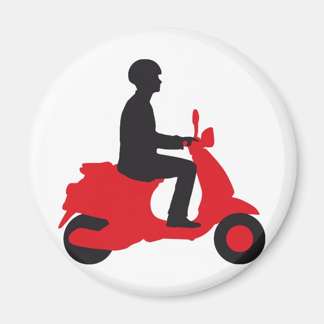 Vespa scooter magnet (Vorne)