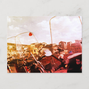 Vespas in Florence Postkarte