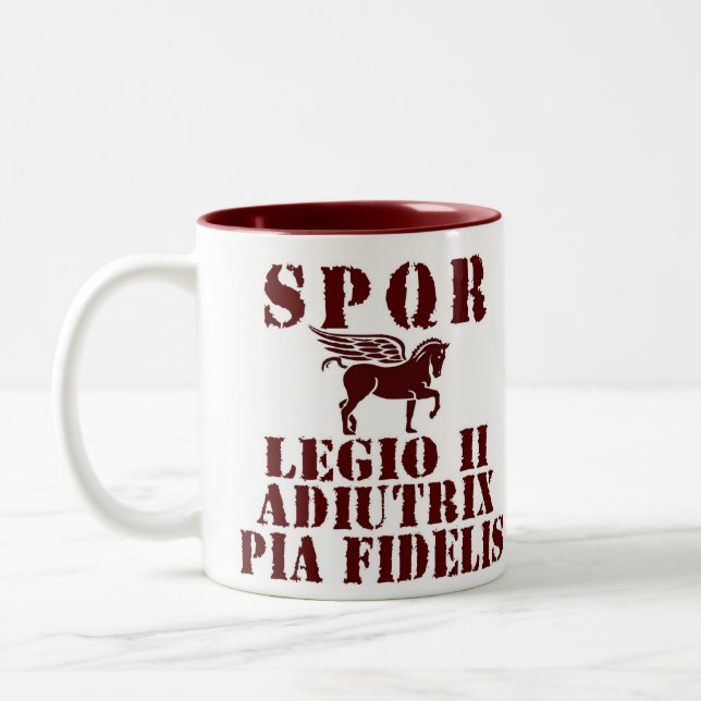 Vespasians 2. römische zweifarbige tasse (Links)