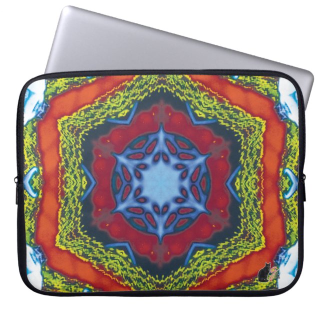 Vesper Kaleidoskop Laptopschutzhülle (Vorderseite)
