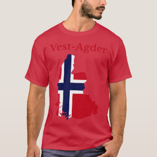 Vest Agder Landkreis Norwegen T-Shirt