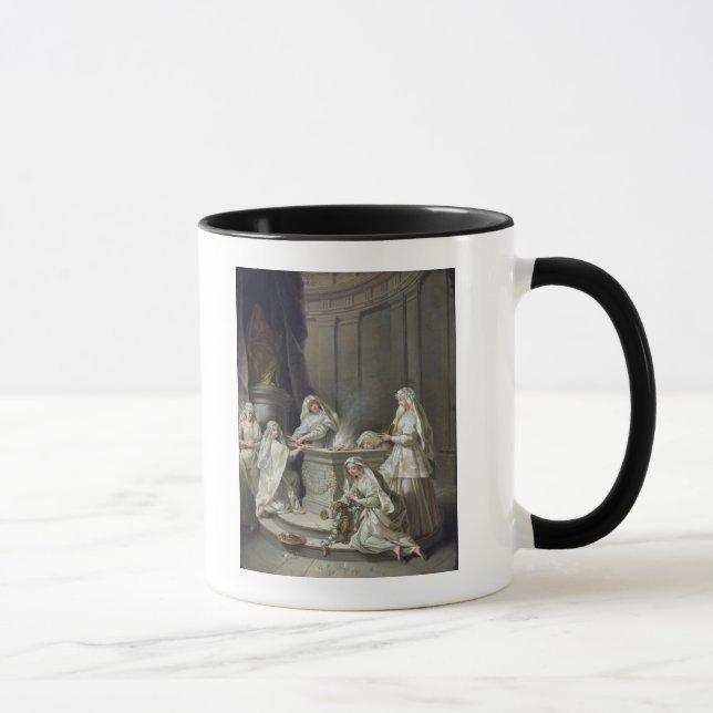 Vestal-Jungfrauen, 1727 Tasse (Rechts)
