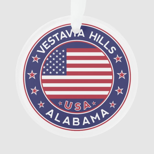 Vestavia Hills, Alabama Ornament (Vorderseite)